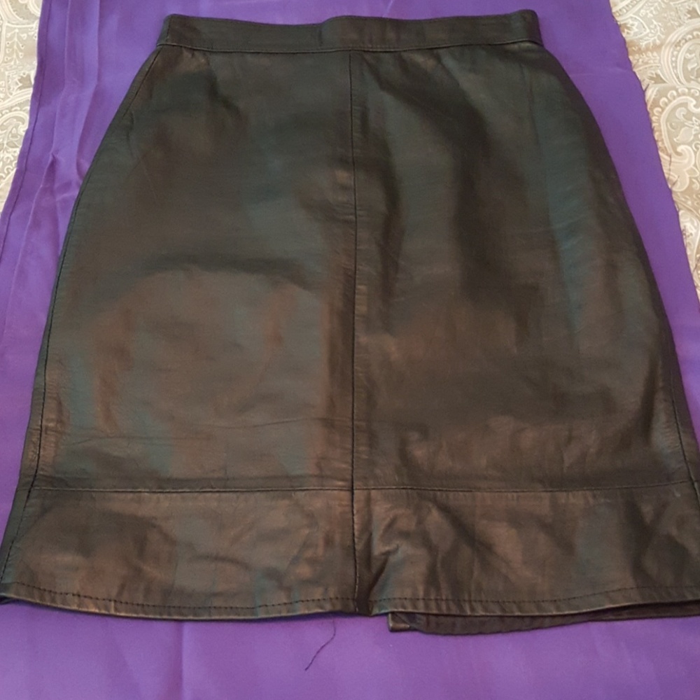 Leather Skirt